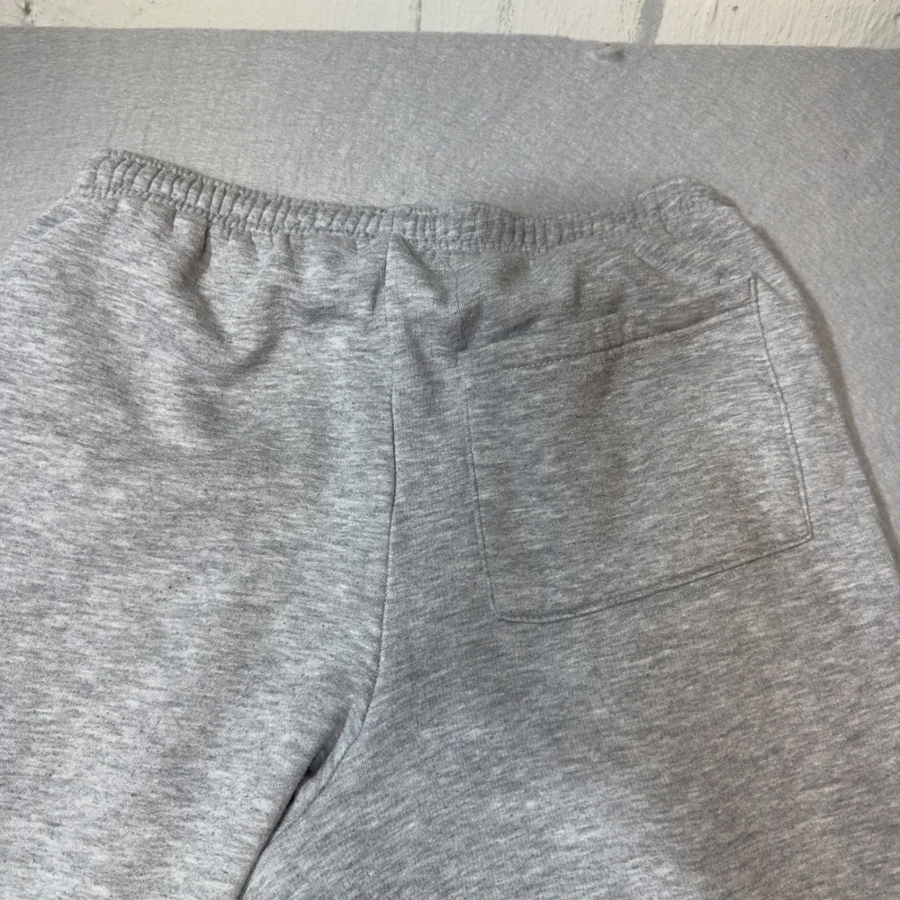Daisy Street New York Graphic Wide Leg Sweatpants Heather Grey Mens Large L - Picture 10 of 11